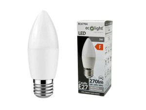 Żarówka LED CANDLE E27 3W 4000K