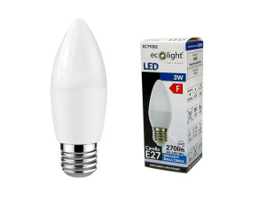 Żarówka LED CANDLE E27 3W 6500K