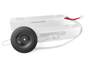 Lampa awaryjna podtynkowa Starlet Spot Round SO 150 NM 1H MT IP20 Czarna