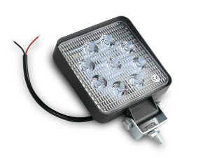 Lampa robocza LED kwadrat 10-30V 27W 6000K Zimna