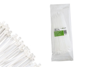Opaska kablowa OK-25150W 2.5x150mm 100szt. Biała