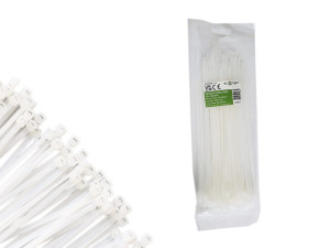 Opaska kablowa OK-36200W 3.6x200mm 100szt. Biała