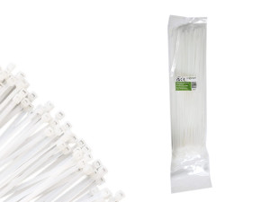 Opaska kablowa OK-36300W 3.6x300mm 100szt. Biała