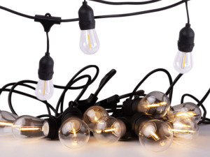 Girlanda Ogrodowa LED 10m + 10xG45 E27 1W 2700K