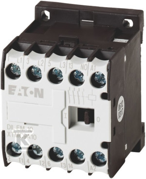 Контактор AC-3/I=9A P=4kW/ 1Z 0R DILEM-10-G(220VDC)