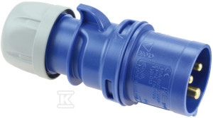 Wtyczka przenośna Shark 16A 230V 2P+Z IP44