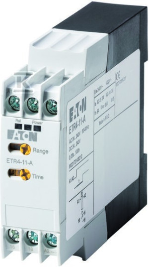 Elektroniczny przekaźnik czasowy 1W opóźnione załączenie ETR4-11-A