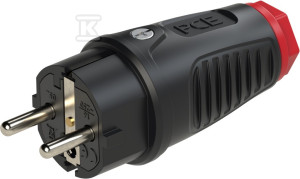 Wtyczka w pełni gumowa 16A 3P 230V uni-schuko IP54 Seria TAURUS2