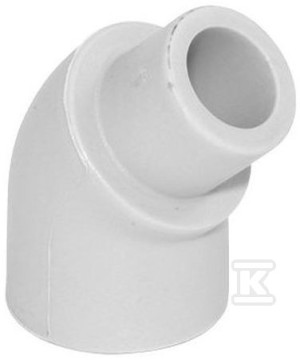 Kolano PP nyplowe 45st 25mm ONNLINE