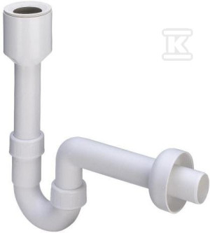 Syfon rurowy do skroplin 50 tworzywo sztuczne / biały, model 7985945