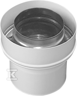 Adapter kominowy redukcyjny ONNLINE, koncentryczny DN 60/100 x 80/125 do kotłów kondensacyjnych z adapterem z tworzywa, uniwersalny