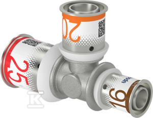 Trójnik redukcyjny 25-20-16 Uponor S-Press Plus