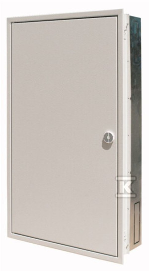 Rozdzielnica podtynkowa, metalowa, IP30, z wyposażeniem na 245 modułów BP-U-3S-MES-800/12-ST