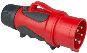 Переносний штекер 16A 5P 6h GRIP IP44