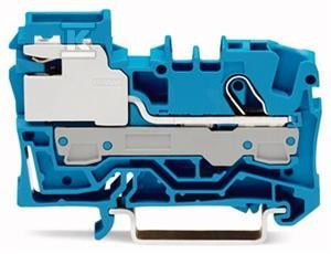 Złączka 1-przewodowa rozłączalna N 6mm Push-in CAGE CLAMP 6,00mm niebieski