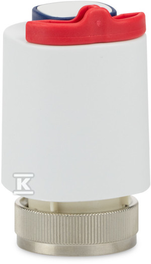 Siłownik M28 termoelektryczny 230V NC (beznapięciowo zamknięty)