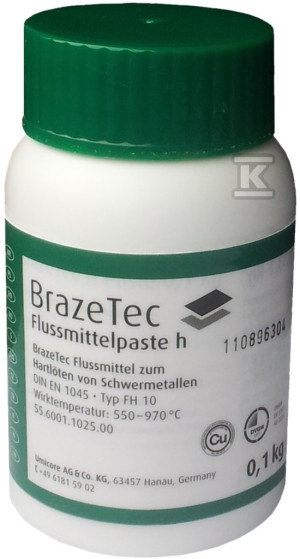 Pasta/Topnik do lutu twardego BrazeTec 100g
