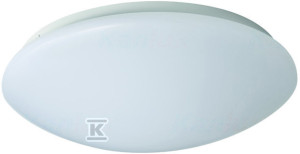 Стельовий світильник LED CORSO V2 18W 4000K 1200lm, з датчиком руху, IP44, білий