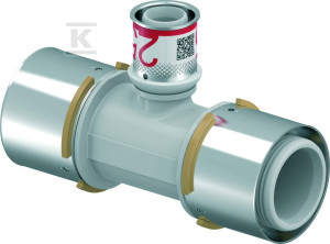 Trójnik redukcyjny PPSU 50-25-50 Uponor S-Press