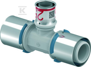 Trójnik redukcyjny PPSU 40-25-40 Uponor S-Press