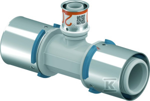 Trójnik redukcyjny PPSU 40-20-40 Uponor S-Press
