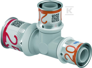 Trójnik redukcyjny PPSU 25-20-20 Uponor S-Press Plus