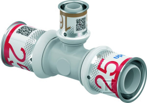 Trójnik redukcyjny PPSU 25-16-25 Uponor S-Press Plus