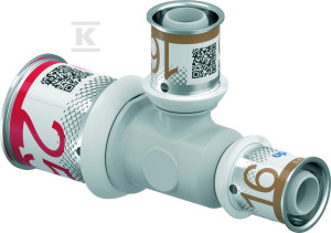 Trójnik redukcyjny PPSU 25-16-16 Uponor S-Press Plus