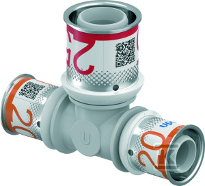 Trójnik redukcyjny PPSU 20-25-20 Uponor S-Press Plus