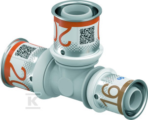 Trójnik redukcyjny PPSU 20-20-16 Uponor S-Press Plus