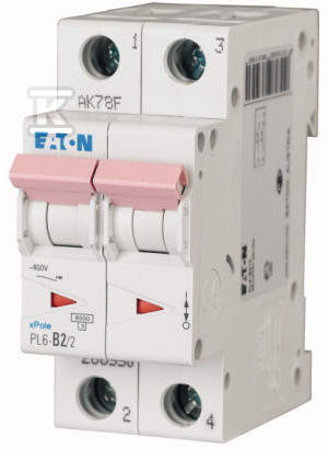 Wyłącznik nadprądowy 6kA PL6-C2/2