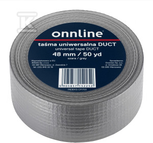 Стрічка для теплоізоляції DUCT 48mm/50YD сіра ONNLINE