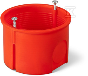 Puszka podtynkowa PRO PK-60F z wkrętami, czerwona, IP20 ONNLINE