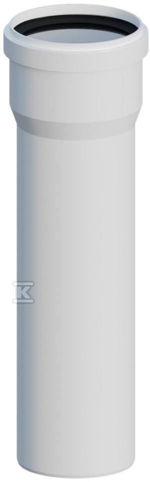 Rura kominowa prosta PP L500mm DN60mm z uszczelką [EPDM] ONNLINE