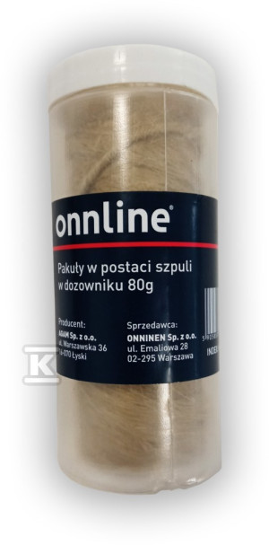 Pakuły lniane w szpuli 80g (w dozowniku) ONNLINE