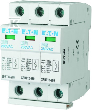 Обмежувач перенапруги типу 1+2 (клас B+C) SPBT12-280/3