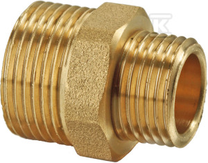 Nypel redukcyjny TWIST 3/4"-1/2" mosiądz