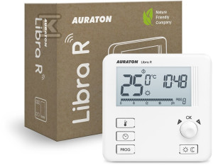 Regulator temperatury AURATON Libra R tygodniowy, bezprzewodowy (nadajnik) (następca modelu 3021R)
