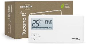 Regulator temperatury AURATON Tucana R tygodniowy, bezprzewodowy (nadajnik) (następca modelu 2025R)