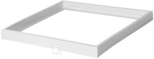 Ramka do nasufitowego montażu paneli LED ADTR-H 6060 600x600x76mm, biała