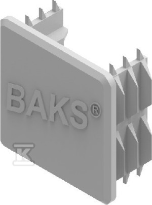 Nakładka ochronna profilu aluminiowego NOWPAL40x40SR srebrna RAL9006