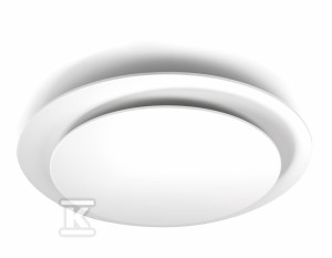 Zawór z osłoną okrągłą podwójną Smiley - alu S600, O230mm, KERMI