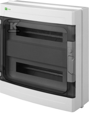 Rozdzielnica natynkowa EP-LUX + 2x18 modułów PV 1500V DC 1000V AC IP65 z szyną nośną TH-35 i listwą zaciskową