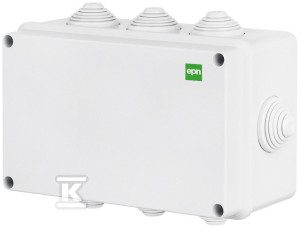 Puszka natynkowa 198x139x82 z 8 dławicami IP55 INDUSTRIAL