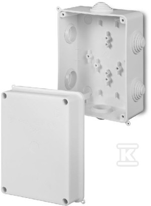Puszka rozgałęźna, 6-wylotowa, z wkładem, IP55 4x16 EP-Lux