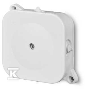 Поверхнева монтажна коробка, розподільна, з вкладом, IP42, квадратна