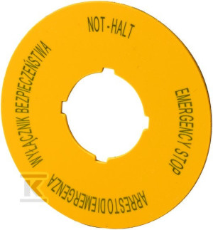 Табличка M22-XBK15 описова d=60mm