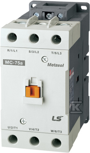 Stycznik Ls Seria Metasol Typ Mc-75A 37Kw Ac230V 50/60Hz 1A1B
