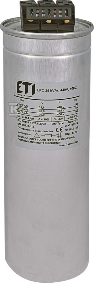 LPC 10 kVAr, 440V, 50HZ Kondensator