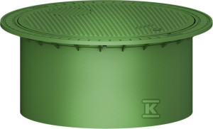 Pokrywa tworzywowa teleskopowa DN600 MINI kl.A15 (1.5T), do szamba szczelnego, kolor zielony